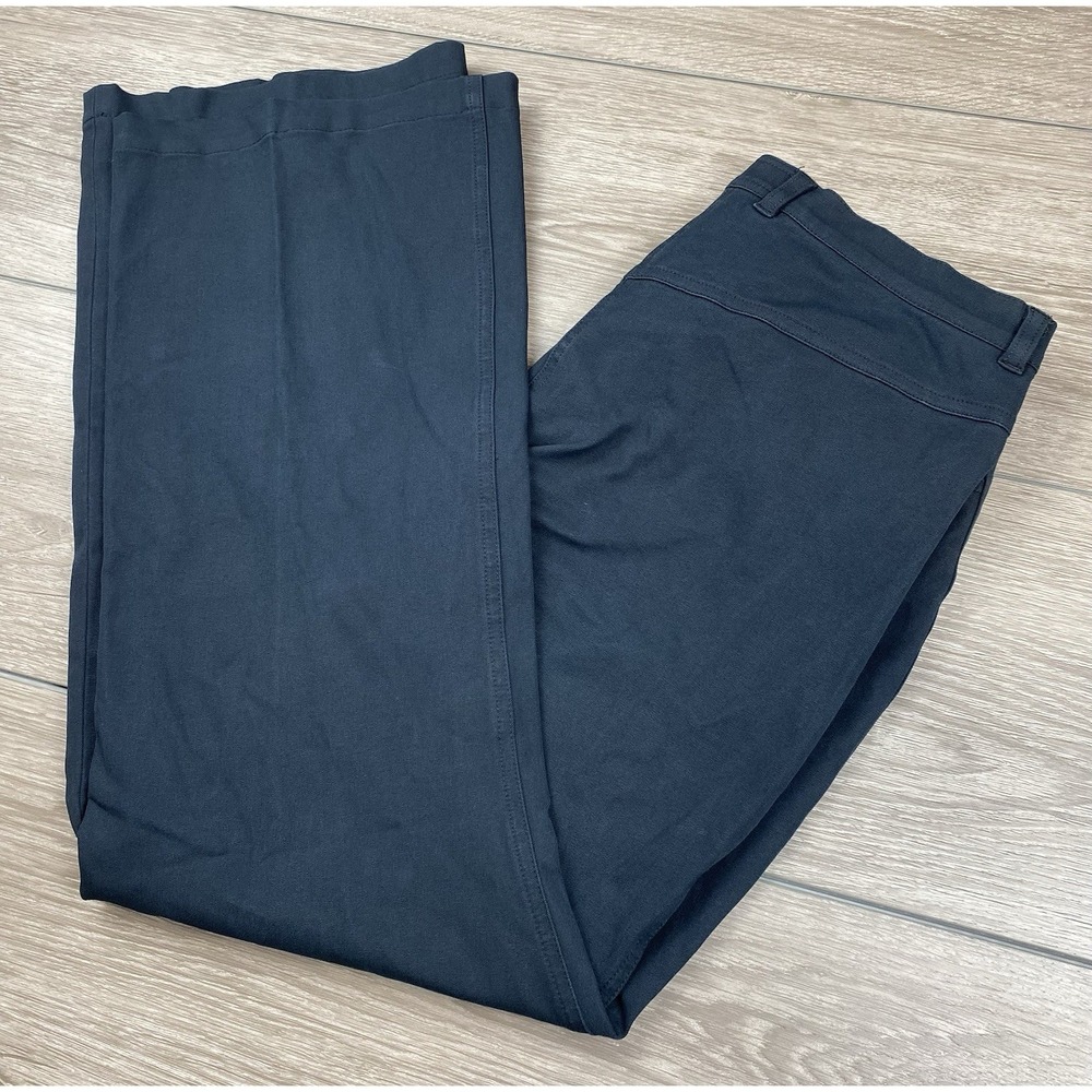 Escada‎ Women's Wide Leg Classic High Rise Pants Black Size 44 US 14